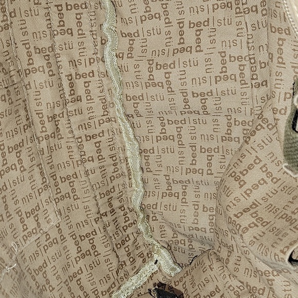 Bed Stu Waxed Canvas Leather Hawkeye Messenger Shoulder Bag - Picture 11 of 15